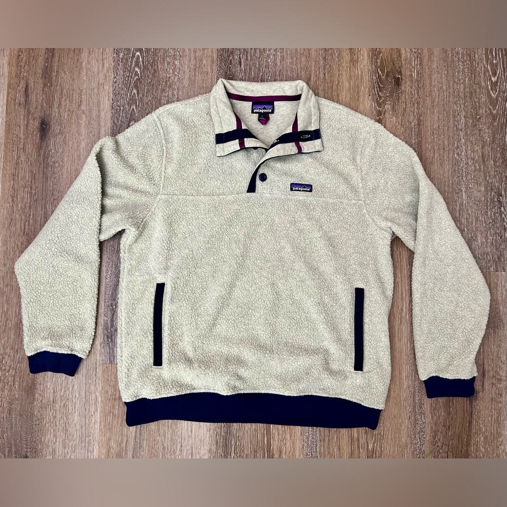 Patagonia Cream Fleece Men's Shirt